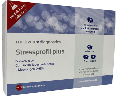 Stressprofiel Plus speekseltest (cortisol, DHEA dagprofiel)